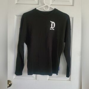 Disney Spirit Jersey Black Disneyland Resort Youth Shirt, Size Large